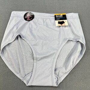 Bali Women's Size Large 7 Panty Brief One Smooth U Stretch Gray New With Tags